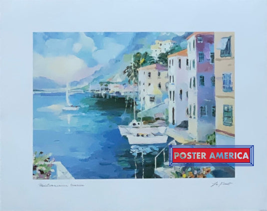 Eugene La Foret Mediterranean Sunrise Vintage Art Print 16 X 20 Posters Prints & Visual Artwork
