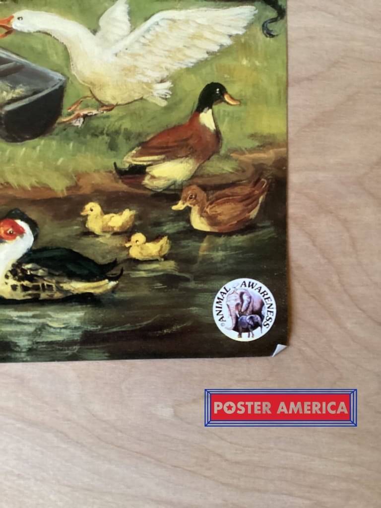 Load image into Gallery viewer, Farm Animals By Elizabeth Ansell Vintage 1997 Art Poster 16.5 X 23.5 Vintage Poster
