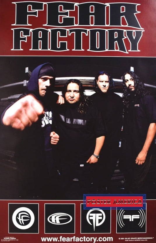 Fear Factory Album Promo Poster 22 X 34.5 Vintage Poster