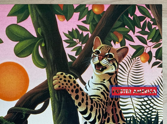 Feline Exotica By Robert Giusti Vintage 1995 Art Poster 24 X 36