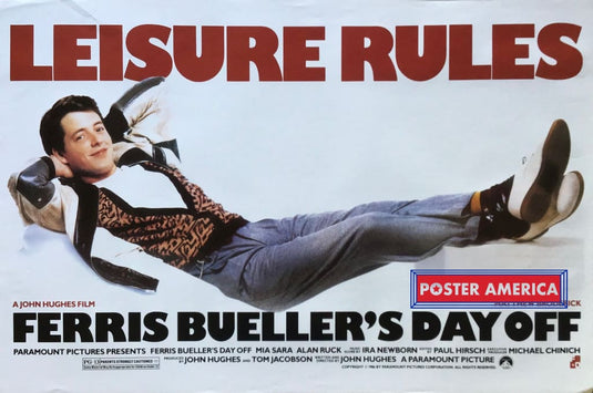 Ferris Buellers Day Off Movie Poster 24 X 36