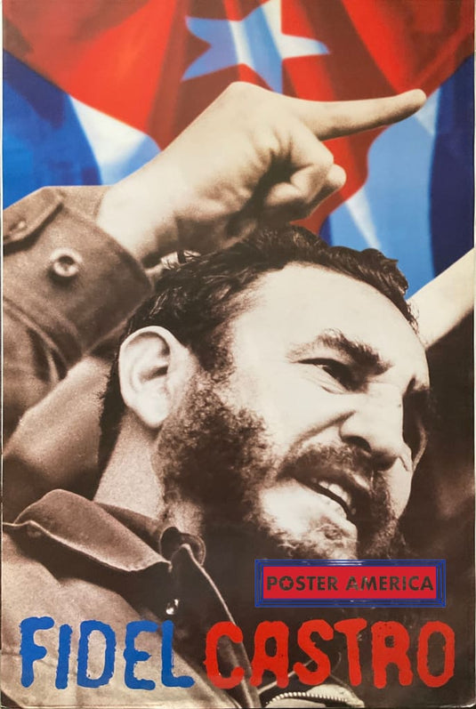 Fidel Castro Cuban Leader 2007 Poster 24 X 36
