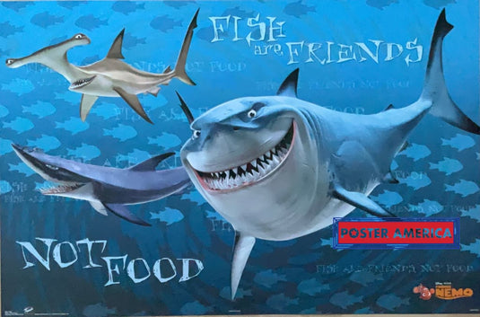 Finding Nemo Chum Gang Sharks Poster 22.5 X 34