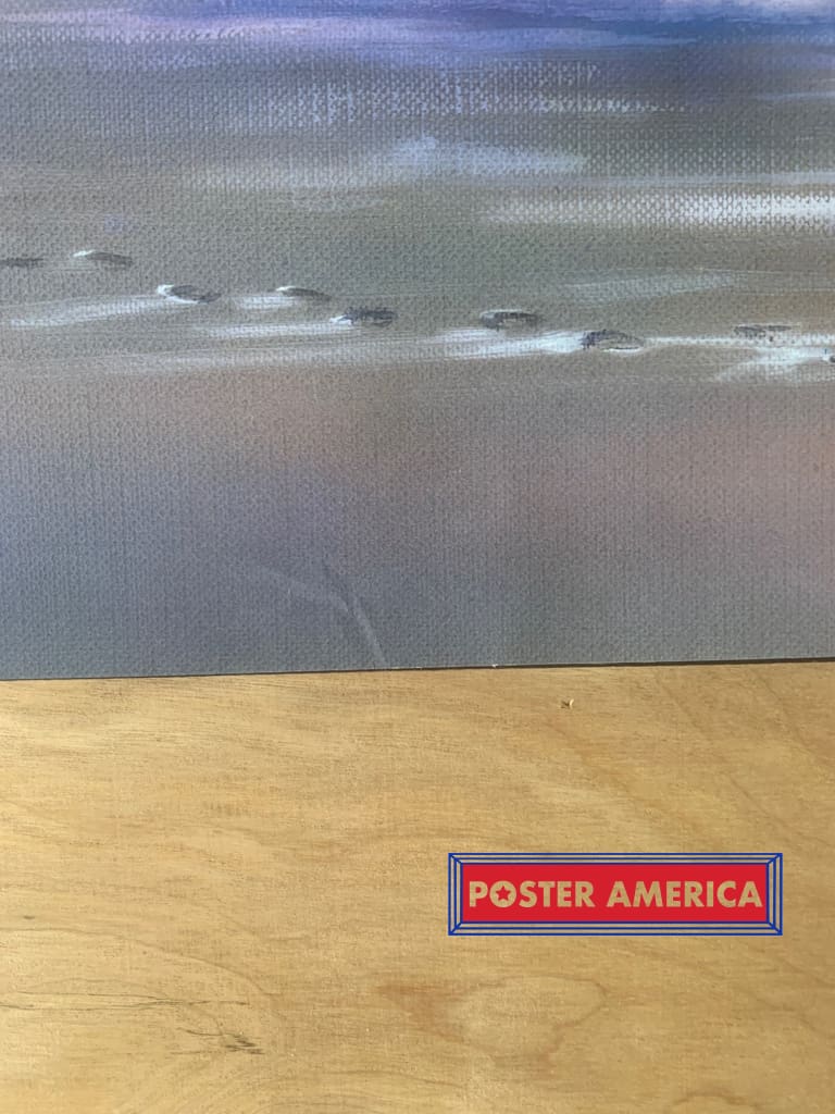 Load image into Gallery viewer, Footprints By Renato Delmonico Vintage 1995 Inspirational Art Poster 24 X 36 Vintage Poster
