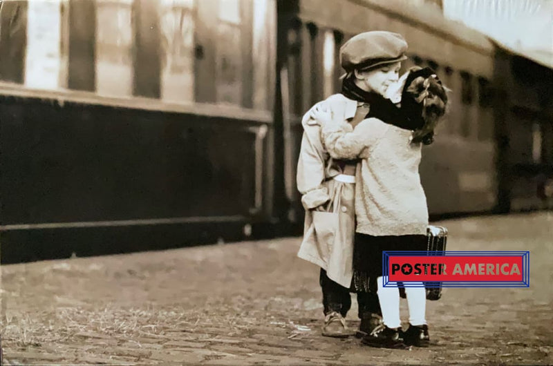 Load image into Gallery viewer, Forget Me Not By Kim Anderson Vintage 2002 Sepia Poster 24 X 35
