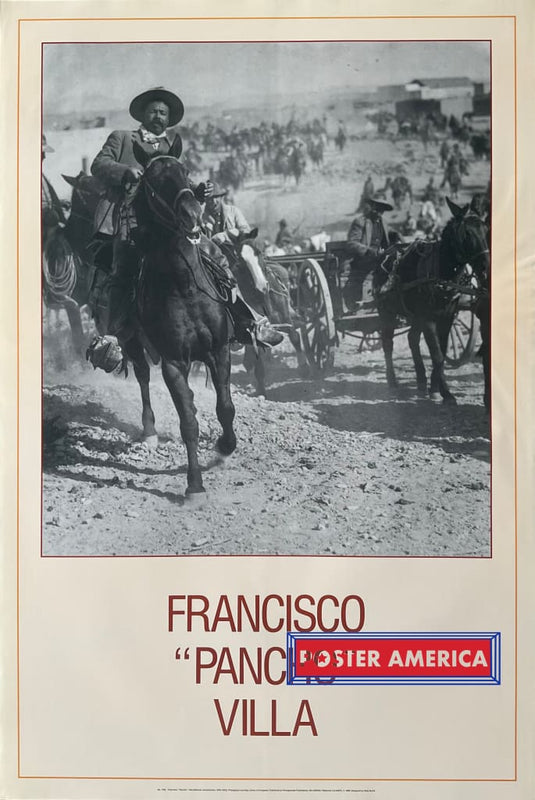 Francisco Pancho Villa Historical Personality Poster 24 X 36
