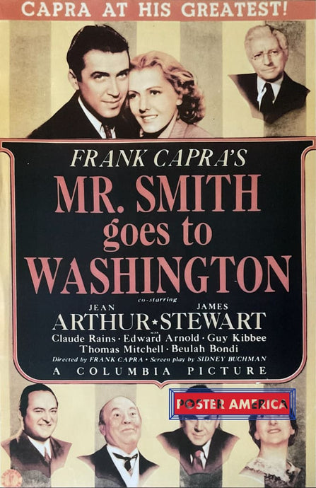 Frank Capra’s Mr. Smith Goes To Washington Poster 23 X 35