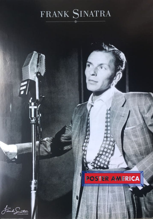 Frank Sinatra In Studio Black & White Uk Import Poster 24 X 34