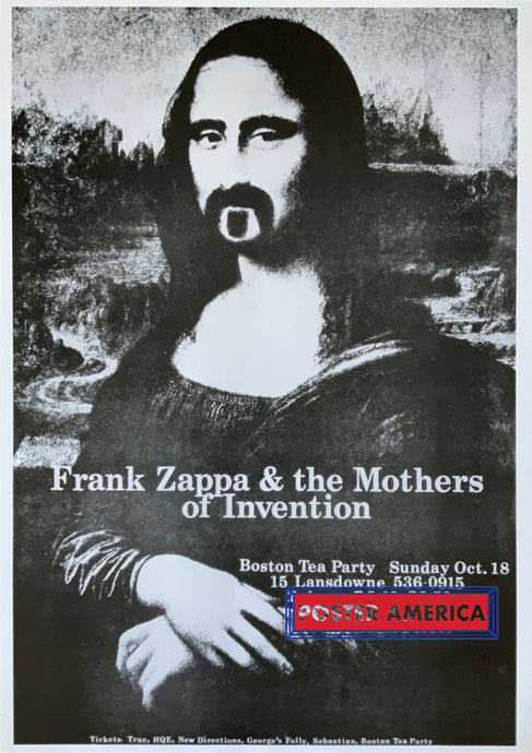 Frank Zappa & The Mothers Of Invention Poster 23.5 X 33