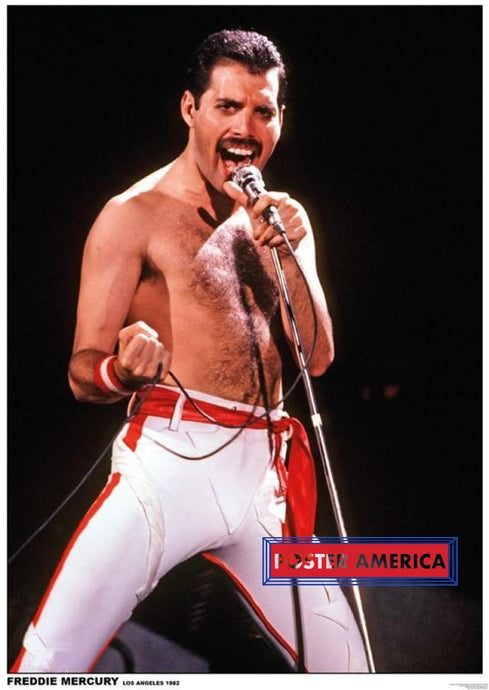 Freddie Mercury Queen Live On Stage 23 X 33