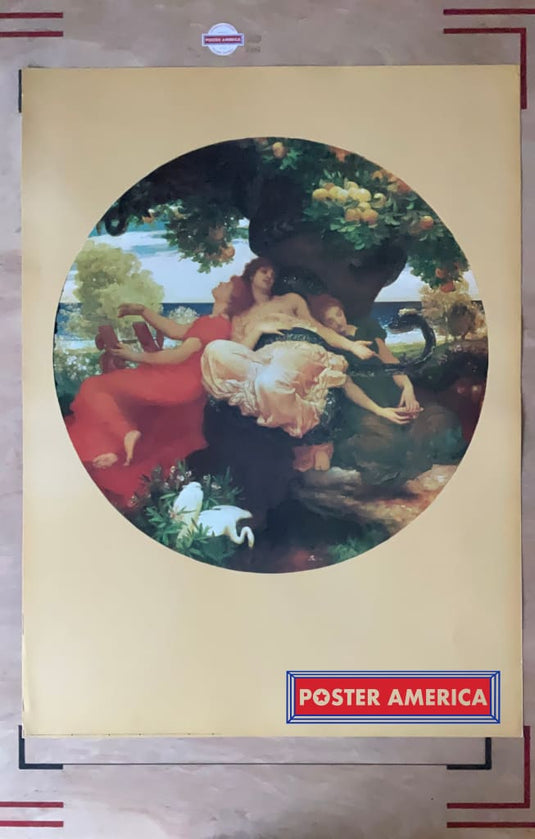 Frederic Lord Leighton The Garden Of Hesperides Vintage 1973 Print 26 X 35 Vintage Poster
