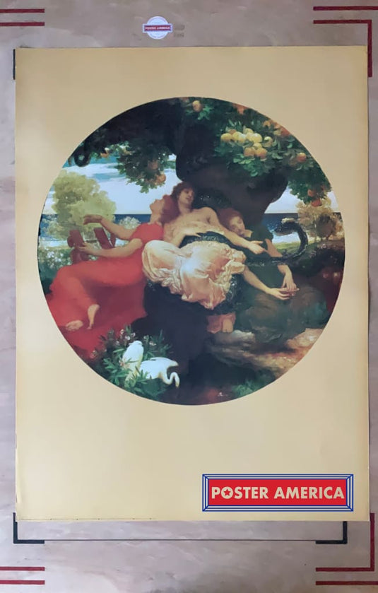 Frederic Lord Leighton The Garden Of Hesperides Vintage 1973 Print 26 X 35 Vintage Poster