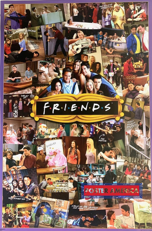 Friends Collage Poster 24 X 36