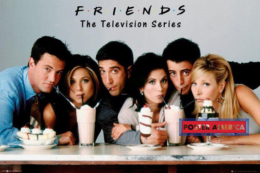 Friends Full Cast Milkshake Poster 24 X 36