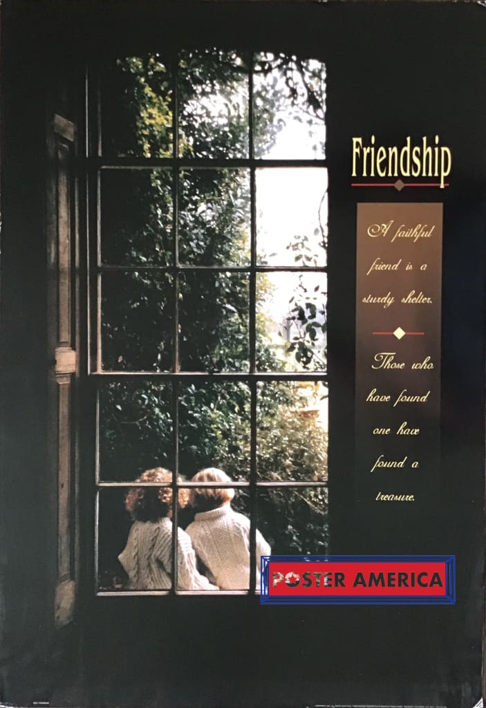 Load image into Gallery viewer, Friendship Vintage Quote Poster 24 X 35
