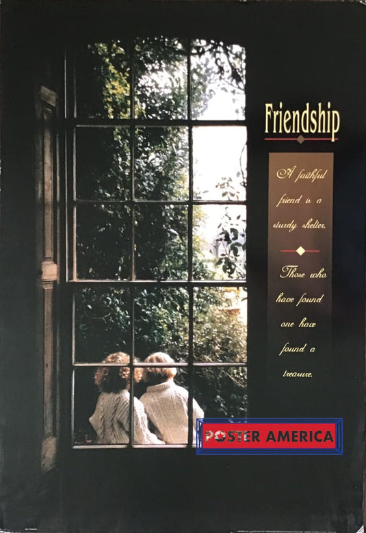 Friendship Vintage Quote Poster 24 X 35
