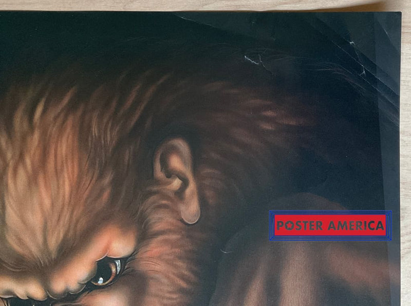 Load image into Gallery viewer, Gail Gastfield Monster Vintage 1993 Art Poster 22 X 34
