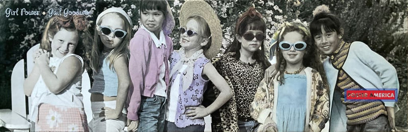 Load image into Gallery viewer, Gail Goodwin Girl Power Vintage Inspirational Photography Slim Print Poster 12 X 36
