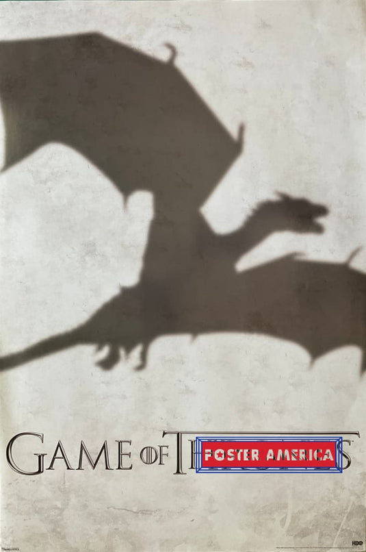 Game Of Thrones Dragon Shadow Poster 24 X 36