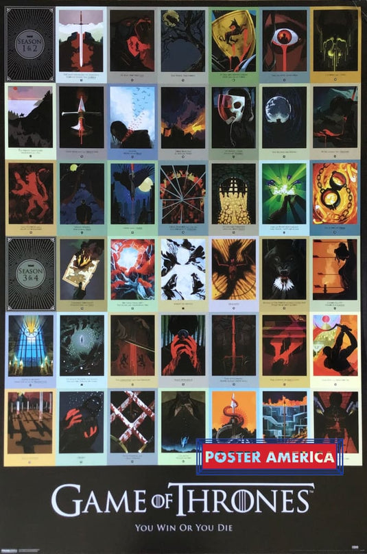 Game Of Thrones Episode Artwork Poster 24 X 36 Posters Prints & Visual