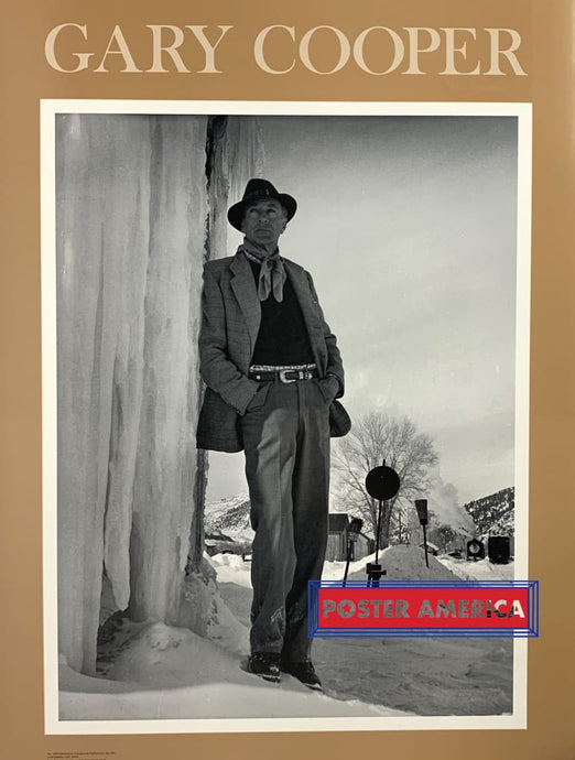 Gary Cooper Poster 19 X 25