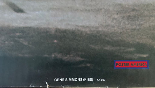Gene Simmons Kiss Rare 1982 Vintage Poster 24 X 35 Vintage Poster
