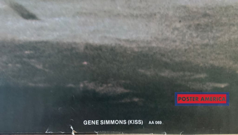 Load image into Gallery viewer, Gene Simmons Kiss Rare 1982 Vintage Poster 24 X 35 Vintage Poster
