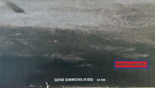 Gene Simmons Kiss Rare 1982 Vintage Poster 24 X 35 Vintage Poster
