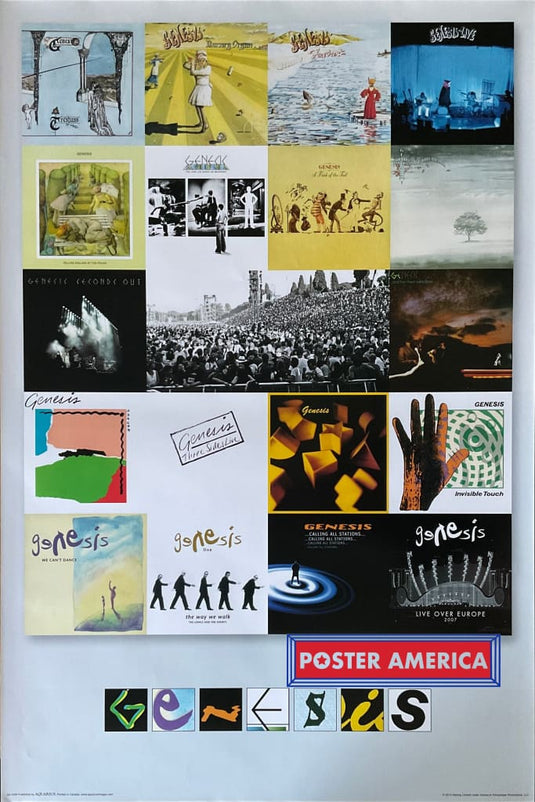 Genesis Album Collage Poster 24 x 36 Poster