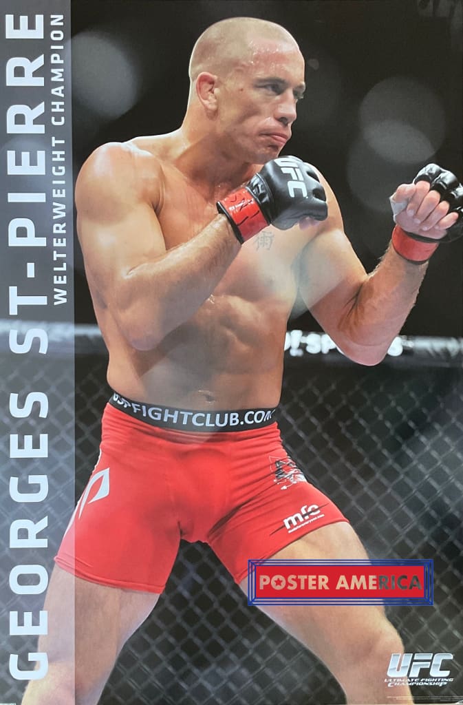Load image into Gallery viewer, Georges St-Pierre Welterweight Champion Ufc Poster 24 X 36

