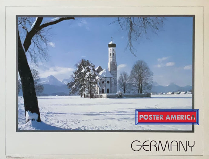 Germany In Wintertime Vintage Photography Poster By Ric Ergenbright 19 X 25