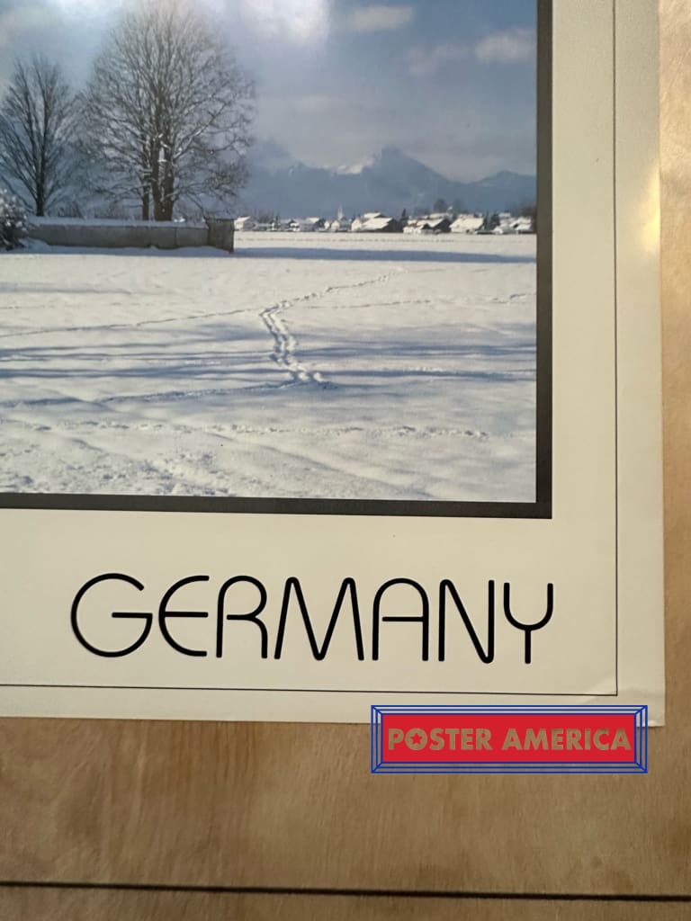 Load image into Gallery viewer, Germany In Wintertime Vintage Photography Poster By Ric Ergenbright 19 X 25

