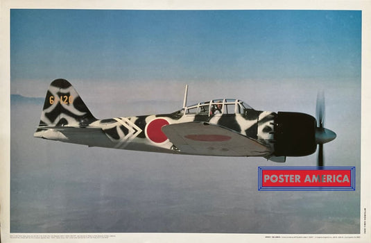 Ghost Squadron Mitsubishi A6 - 5 Zero Poster 23 X 35 Posters Prints & Visual Artwork