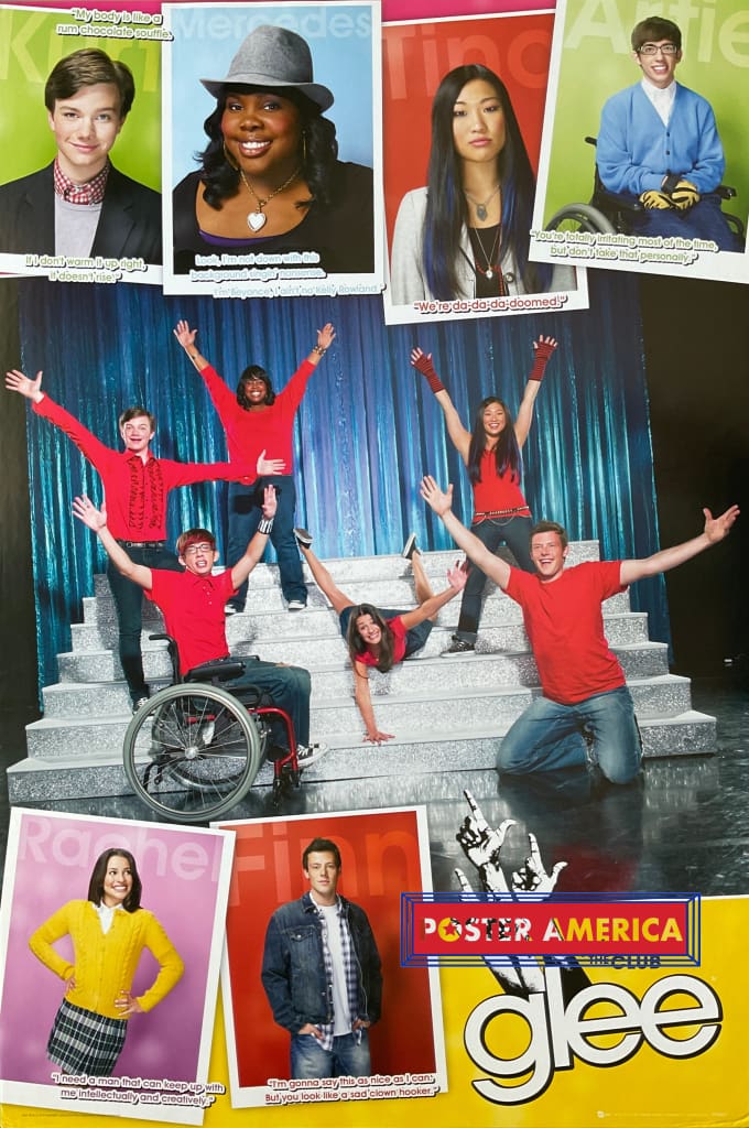 Load image into Gallery viewer, Glee Join The Club Cast And Quotes Uk Import Poster 24 X 36
