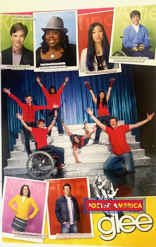 Glee Join The Club Rare Cast Shot 2010 Poster 24 X 36