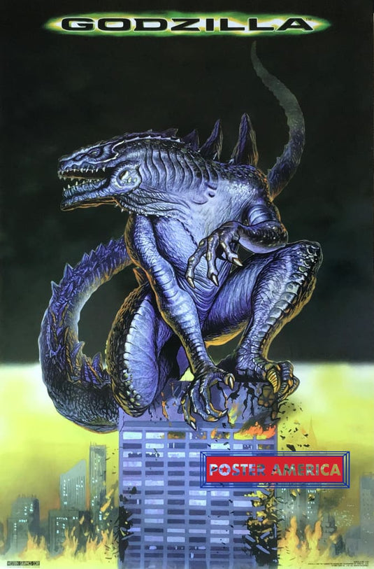 Godzilla 1998 Artistic Promotional Movie Poster 23 X 35 Posters Prints & Visual Artwork