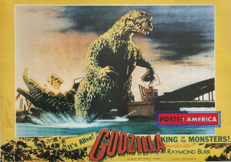 Load image into Gallery viewer, Godzilla Movie Vintage Reproduction Promo Poster 1996 24 X 34 King Of The Monsters!
