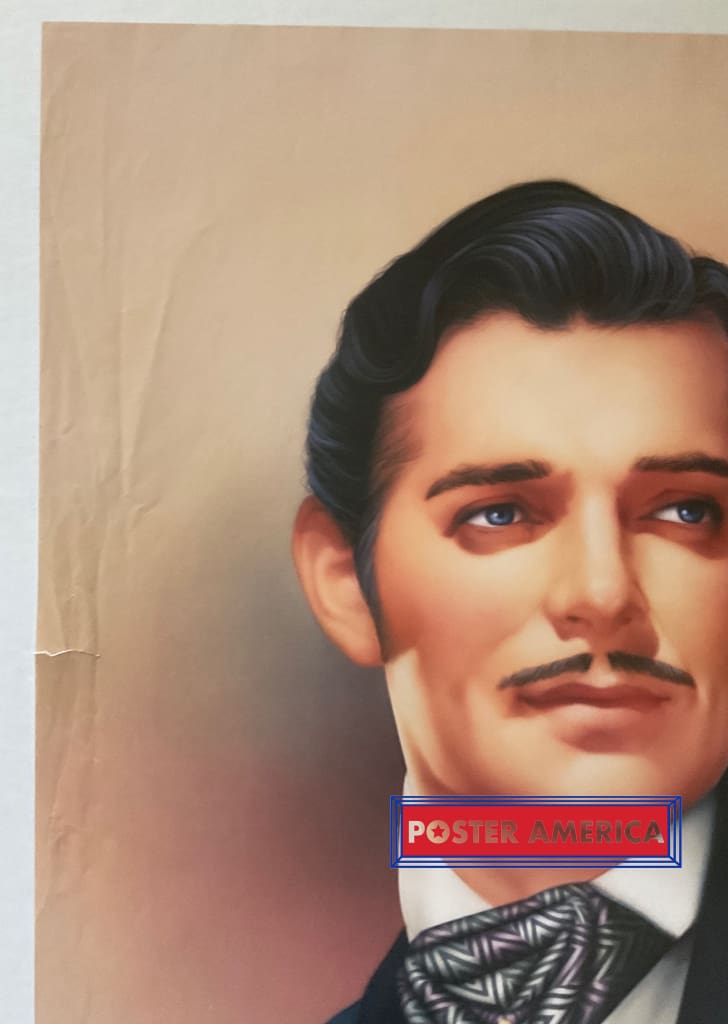 Load image into Gallery viewer, Gone With The Wind Rhett Butler 1993 Vintage 23 X 35 Poster
