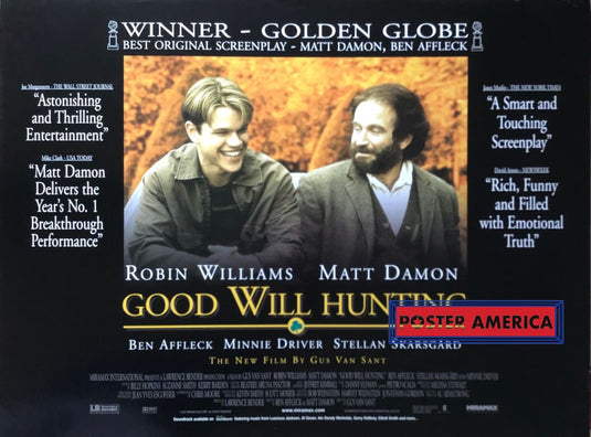Good Will Hunting Vintage Horizontal Double Sided One-Sheet Movie Poster 30 X 40 Posters Prints &