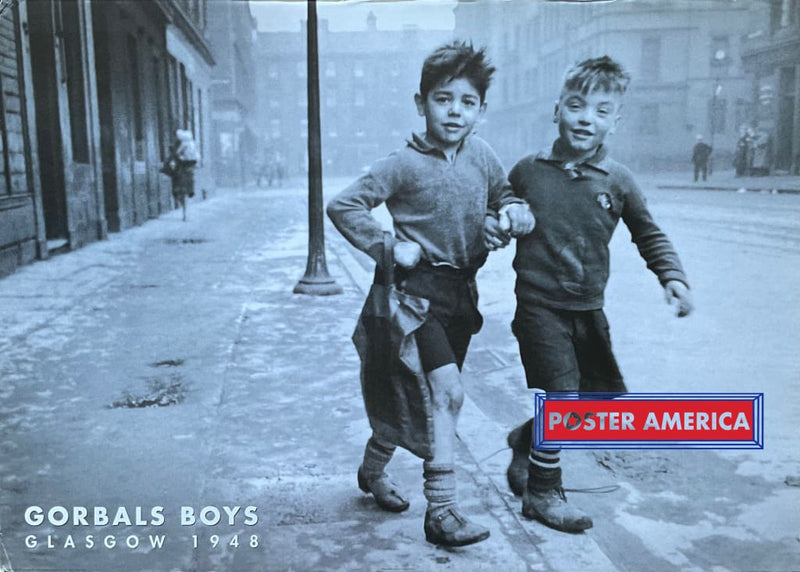 Load image into Gallery viewer, Gorbals Boys Glasgow 1948 Vintage 2000 Poster 24 X 34 Vintage Poster
