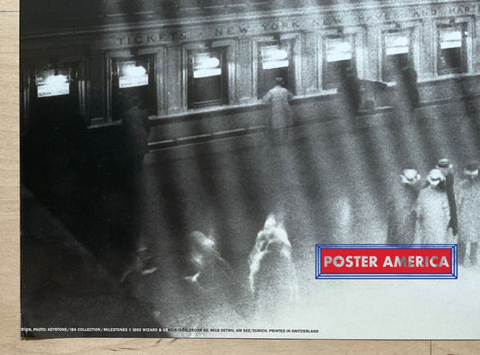 Grand Central Station New York City Scenic Poster 24 X 35