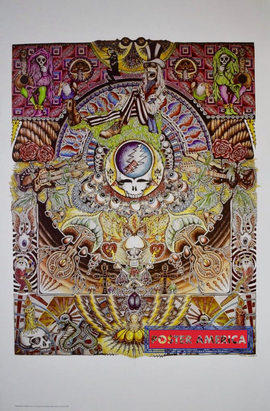 Grateful Dead Art Collage Oxamoxabposter 24 X 36 Poster