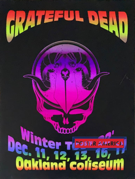 Grateful Dead Winter Tour 92 Oakland Coliseum Poster 18 X 24