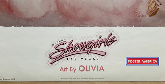Greg Thompsons Showgirls Las Vegas By Olivia Vintage Art Print 22.5 X 30 Posters Prints & Visual