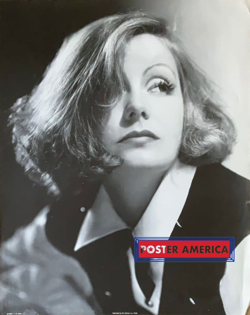 Load image into Gallery viewer, Greta Garbo Actress Black &amp; White Portrait Shot Poster 23.5 X 29.5
