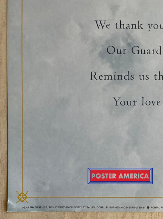 Guardian Angels Vintage Art Slim Print 112 X 36