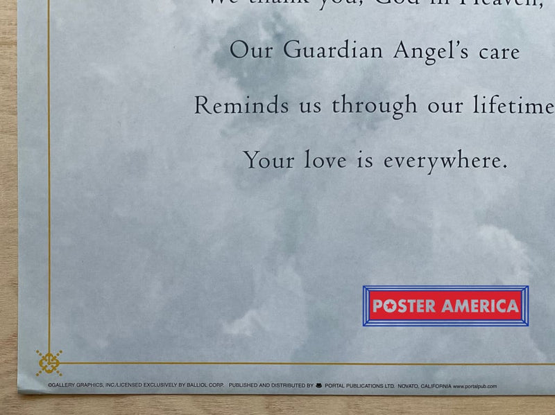 Load image into Gallery viewer, Guardian Angels Vintage Art Slim Print 12 X 36
