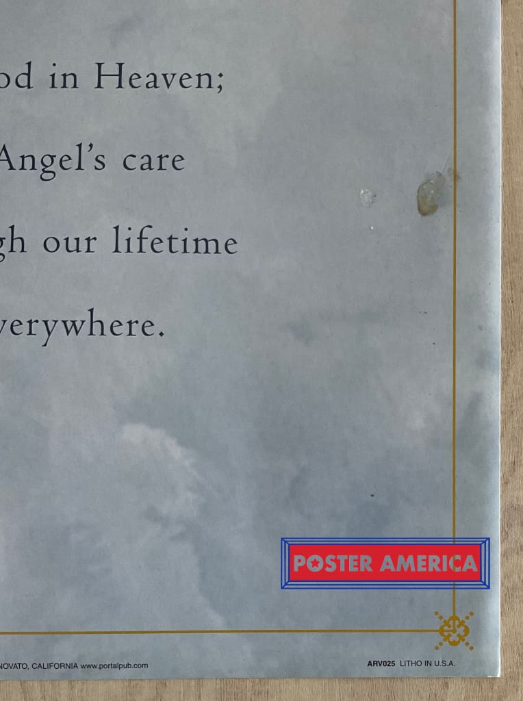 Load image into Gallery viewer, Guardian Angels Vintage Art Slim Print 112 X 36
