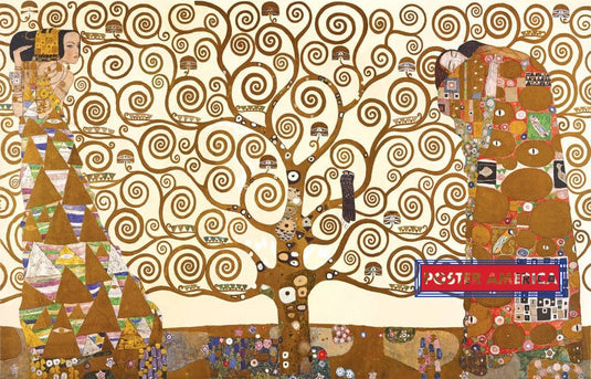 Gustav Klimt The Tree Of Life Poster 24 X 36