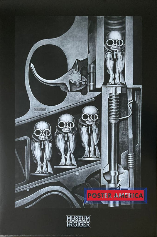 H.R. Giger Birth Machine Art Poster 24 x 36 - Poster